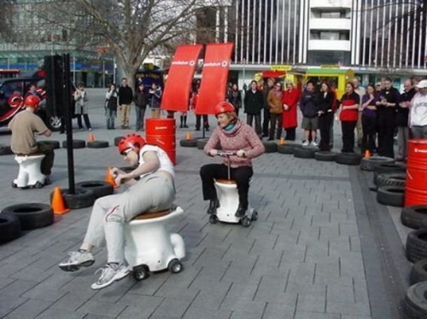 Toilet Racing