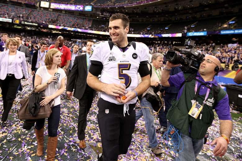 Joe Flacco And Dana Grady