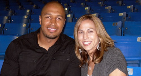 Vernon Wells And Charlene Valenti
