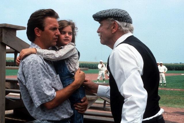 Kevin Costner And Gaby Hoffmann In 'Field Of Dreams'
