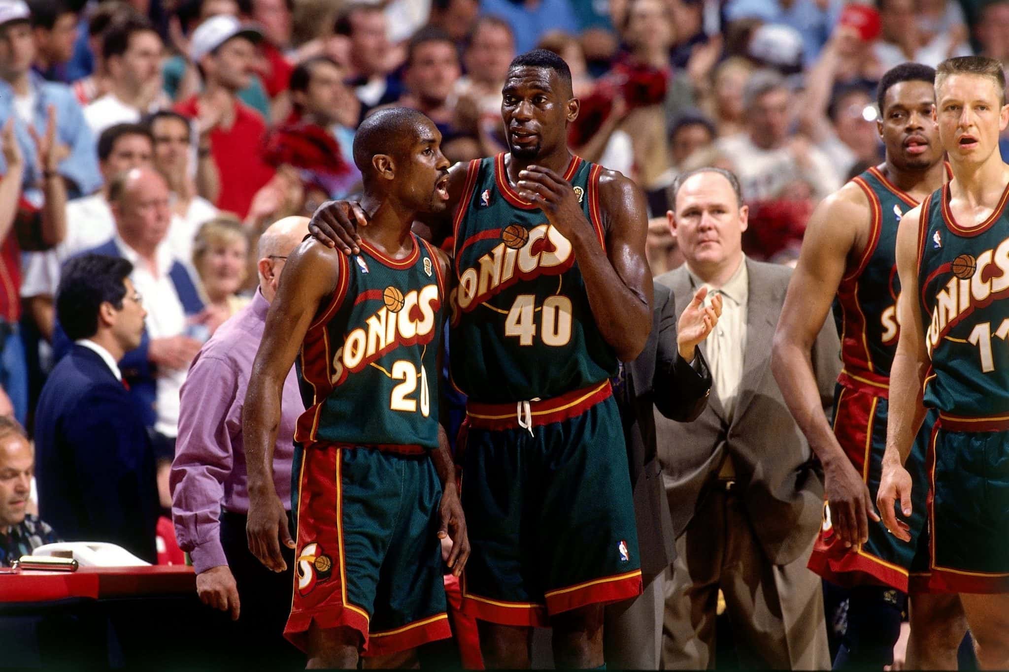 Shawn Kemp Oklahoma City Seattle Supersonics