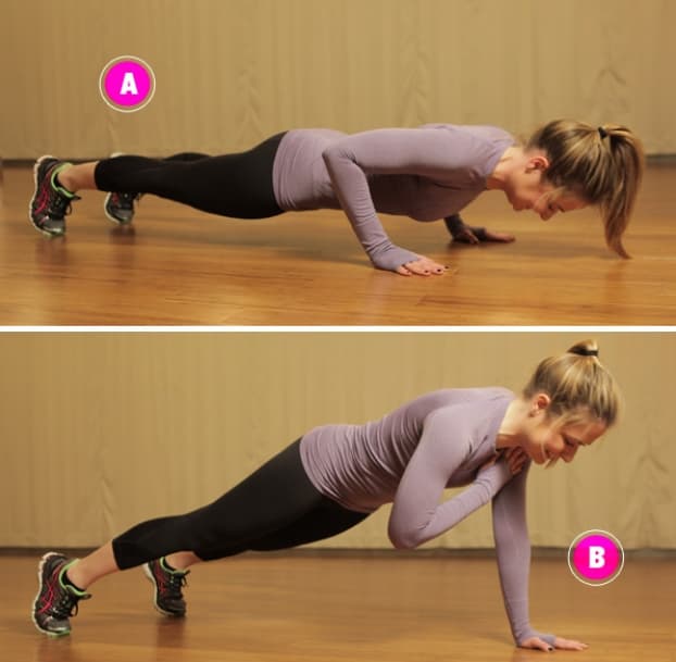 Shoulder Tap Push Ups